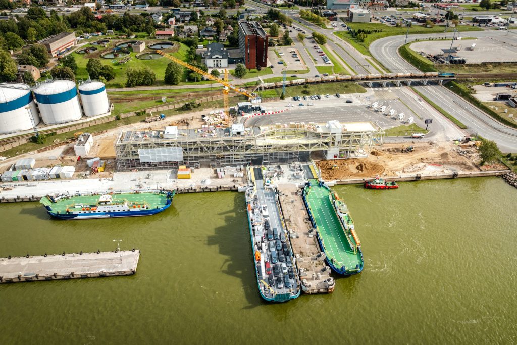 Smiltynės perkėlos terminalas ir pirsas (Nemuno g. 8) - Port / Harbour - construction photos