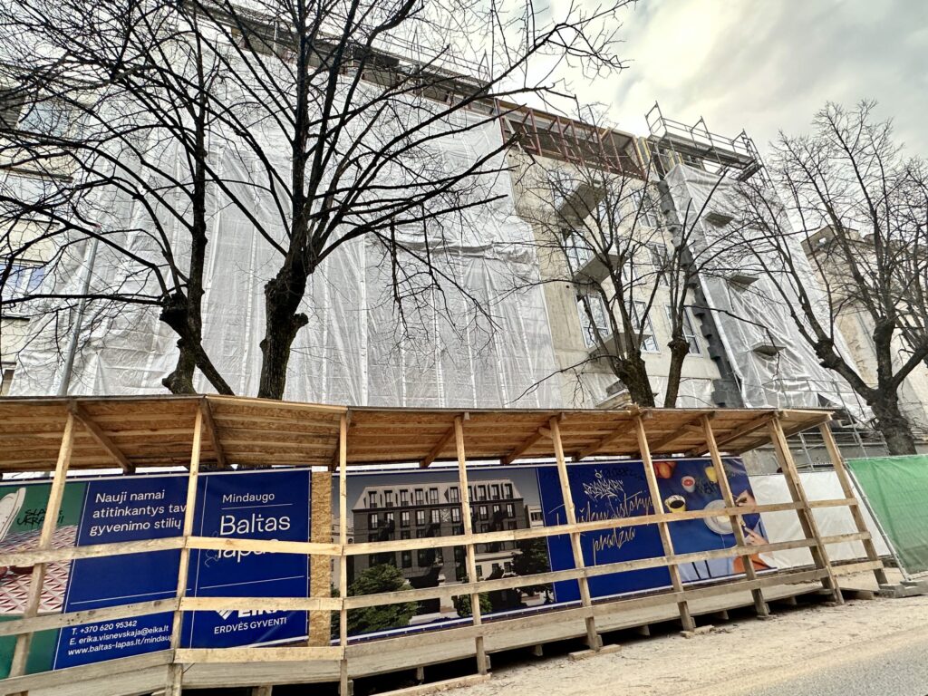 Baltas Lapas Mindaugo 4 etapas (Aguonų g. 17) - Multi apartment - construction photos