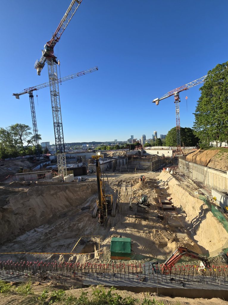 Nacionalinė koncertų salė "Tautos namai" (V. Mykolaičio-Putino g. 5) - Concert hall - construction photos