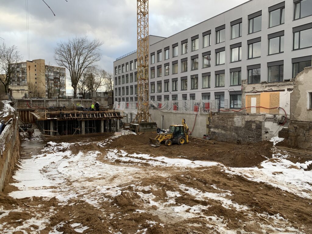 Haivo (Smolensko g. 12, 16) - Daudzdzīvokļu nams - būvdarbu attēli