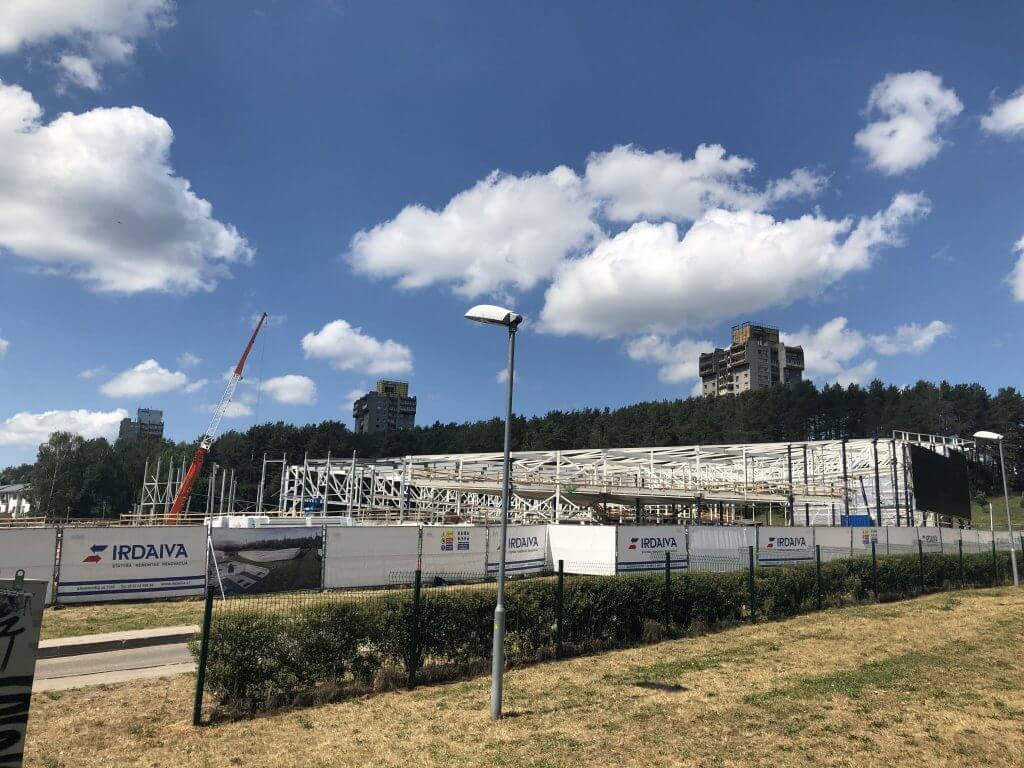 Lazdynų baseinas (Erfurto g. 13) - Pool - construction photos