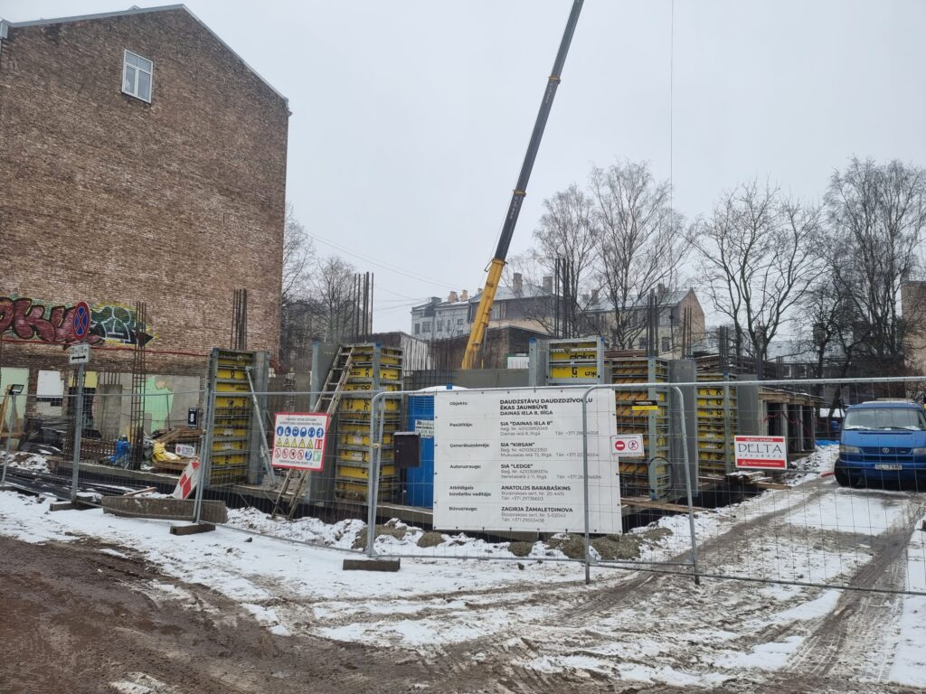 Dainas iela 8 (Dainas iela 8) - Daugiabutis - statybų nuotraukos