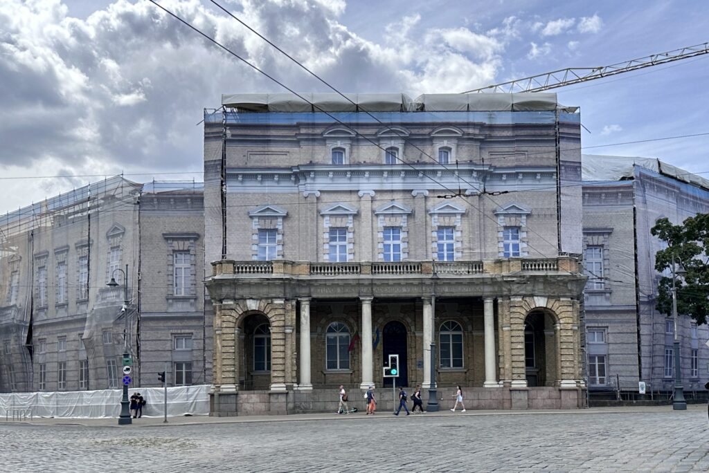 Vrublevskių bibliotekos rekonstrukcija (Žygimantų g. 1) - Library - construction photos