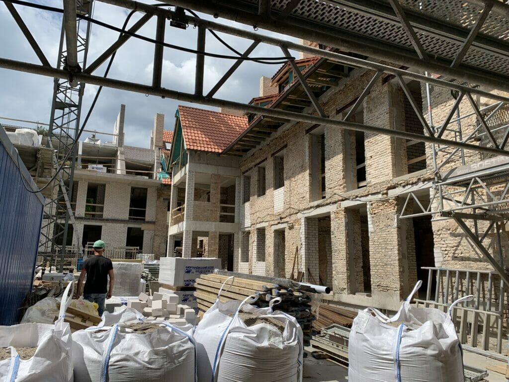 Totorių sodas (Totorių g. 13) - Multi apartment - construction photos