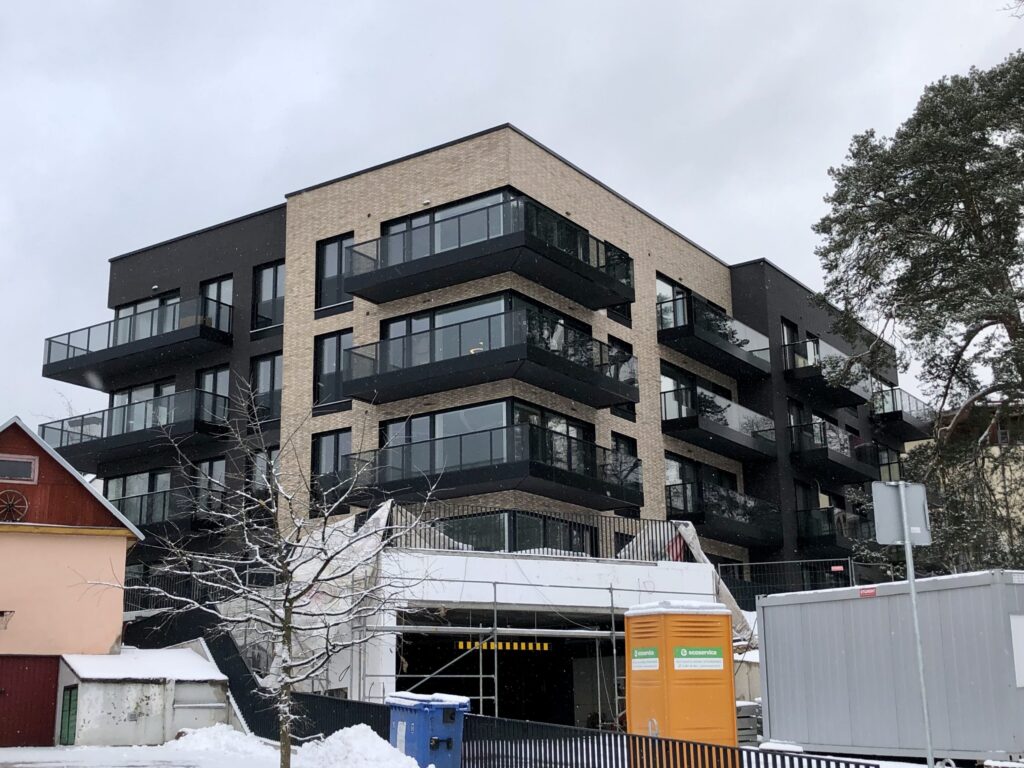 Žvėryno parkas (Latvių g. 55A) - Multi apartment - construction photos