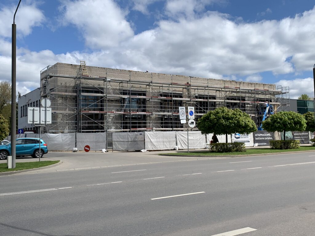 P. Lukšio g. 17 (Ogmios miestas) (P. Lukšio g. 17) - Office center, Shopping center - construction photos