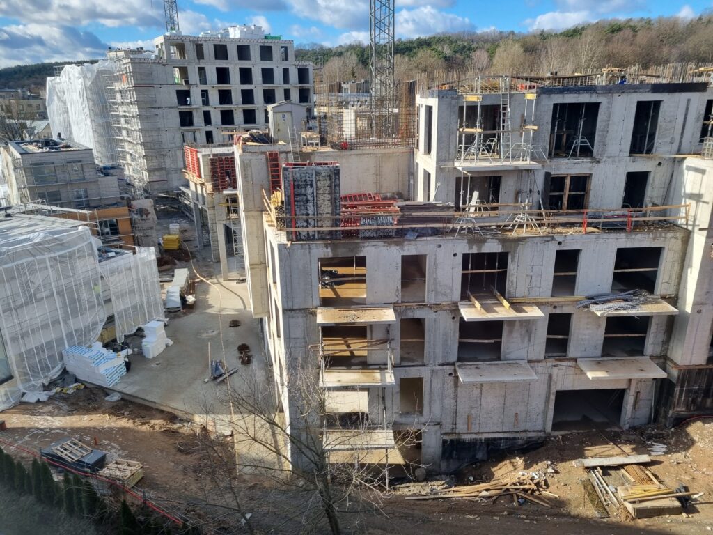 Žvėryno City (Paribio g. 12) - Multi apartment - construction photos
