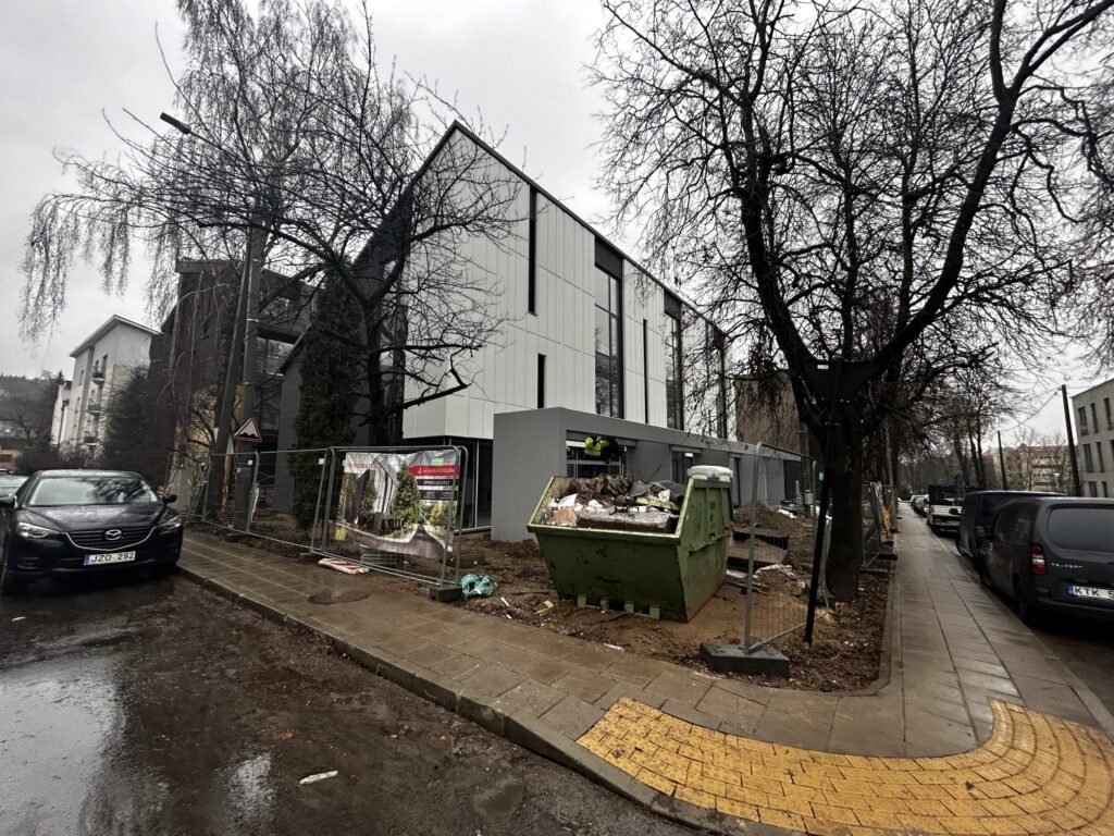 Lūšių 19 (Lūšių g. 19) - Row housing - construction photos