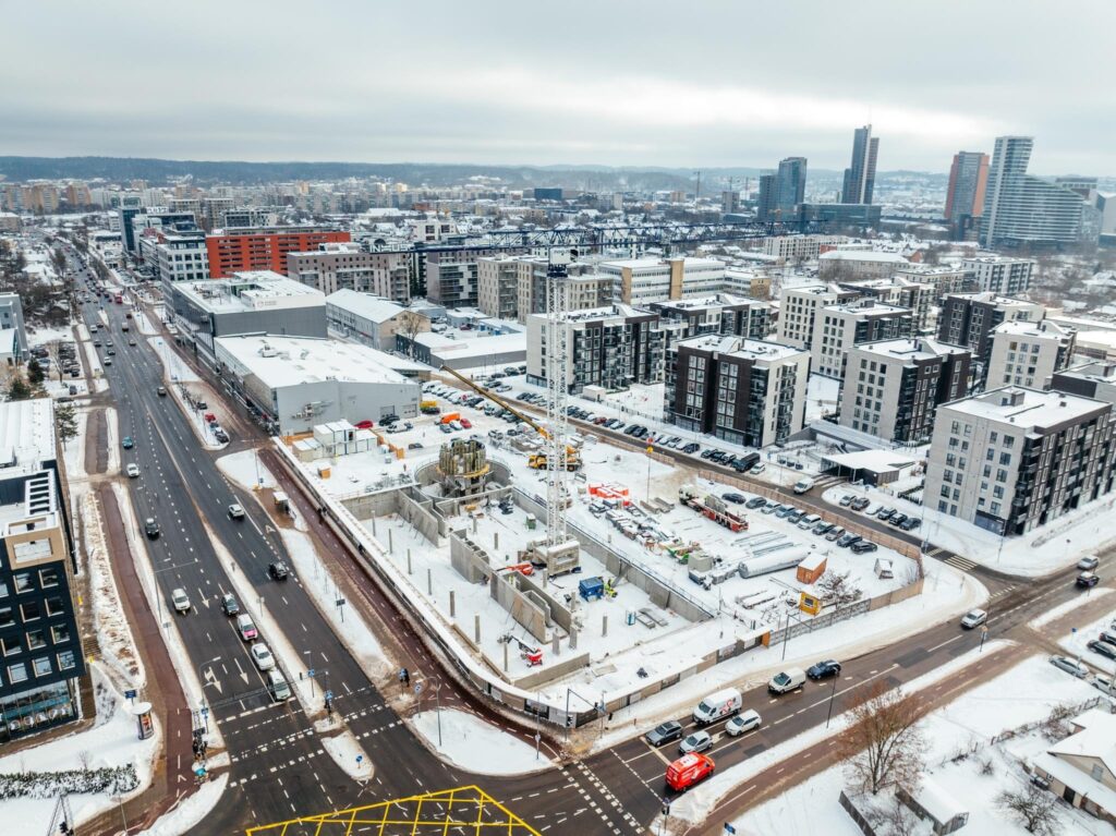 Sand Offices (Žalgirio g. 114) - Office center - construction photos