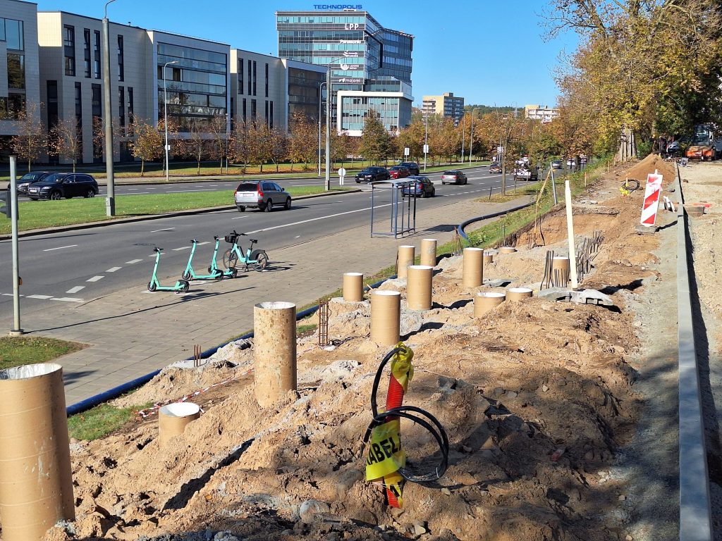 Pulko g. atkarpa ties Kavalrijų g. 137 (Pulko g.) - Road - construction photos