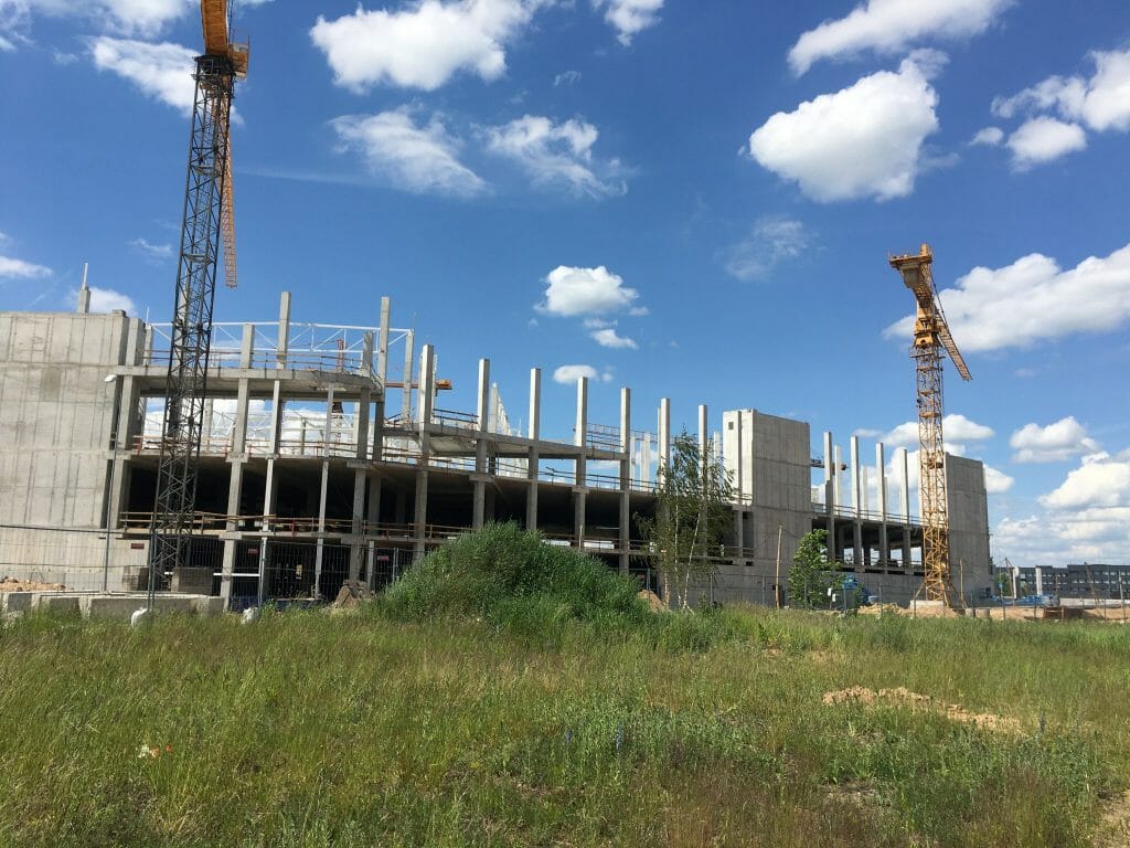 Vilnius OUTLET (Vytauto Pociūno g. 8) - Shopping center - construction photos