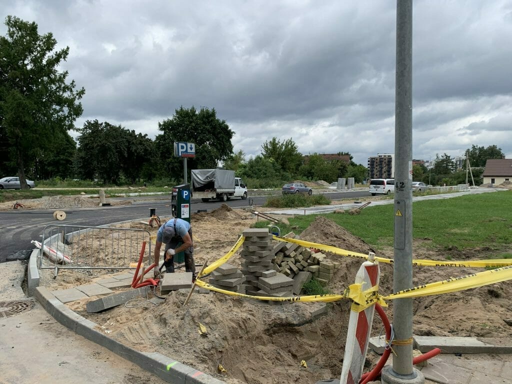 Kernavės g. (Kernavės g.) - Bike path, Street - construction photos