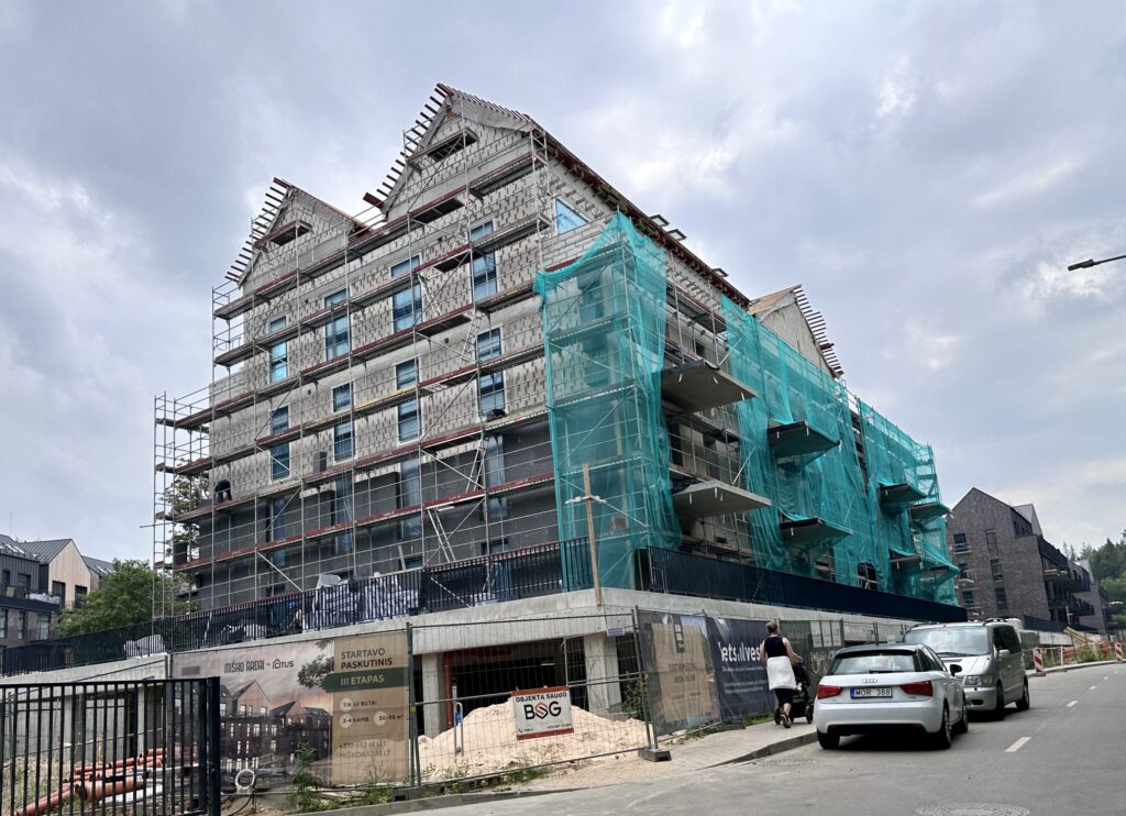 Miško ardai 3 etapas (Burbiškių g. 6) - Multi apartment - construction photos