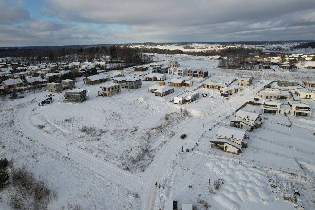 Bendorių-Vilnius (Minties g. 1, 2, 3, - 21, Panoramos g. 1, 2, 3 - 36, Gausos g. 1, 2, 3, 4, 5) - Land plots - construction photos