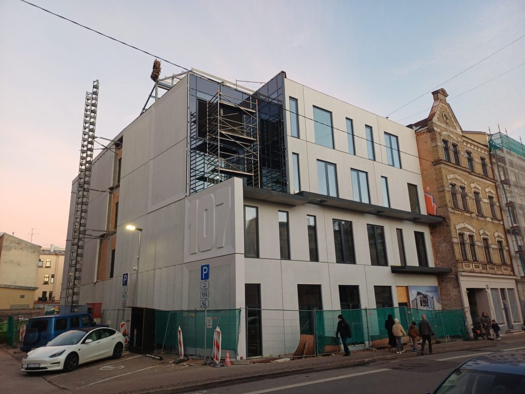 Dzirnavu iela 107 (Dzirnavu iela 107) - Office center - construction photos