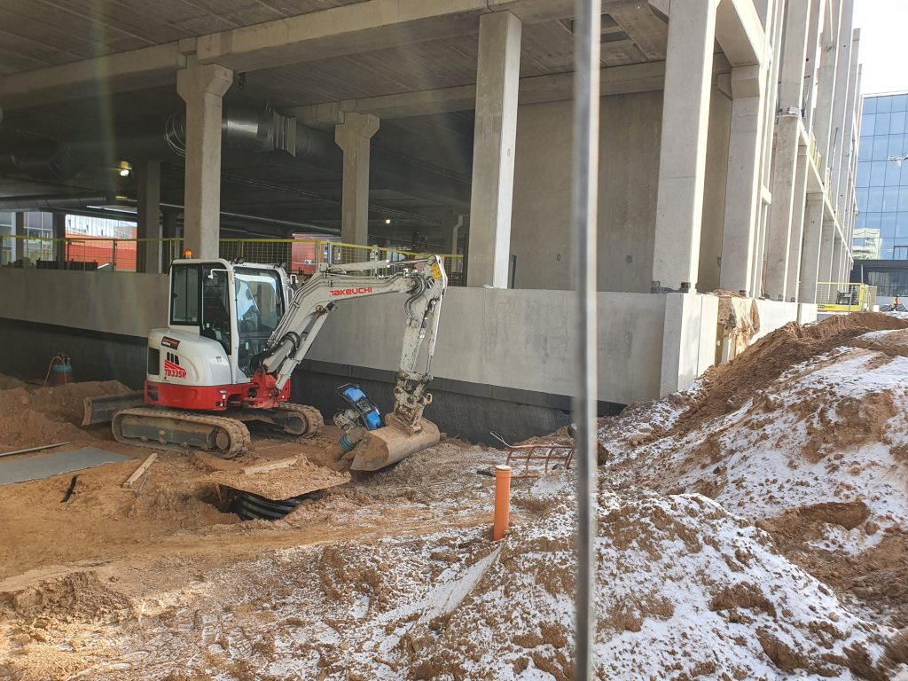 PC PIKAS (Ukmergės g. 221) - Shopping center - construction photos