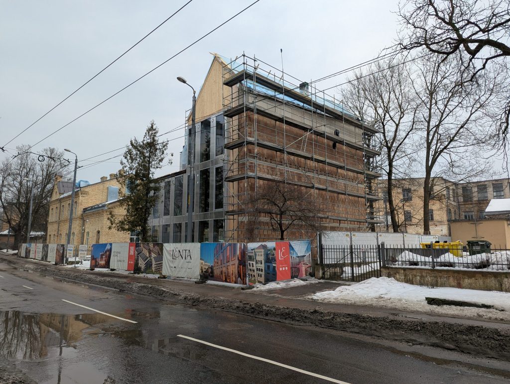 Lenta kvartāls – 1. kārta - Grata Nams (Jelgavas iela 68) - Multi apartment, Office center - construction photos