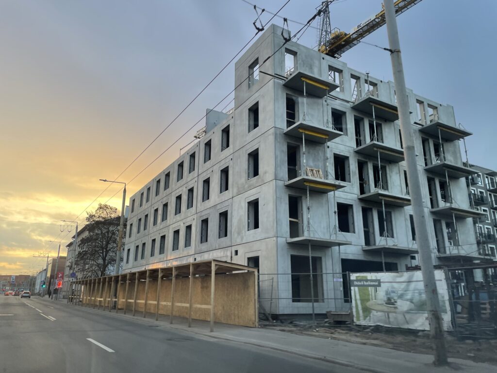 Liveup 2 etapas (Naugarduko g. 62) - Multi apartment - construction photos
