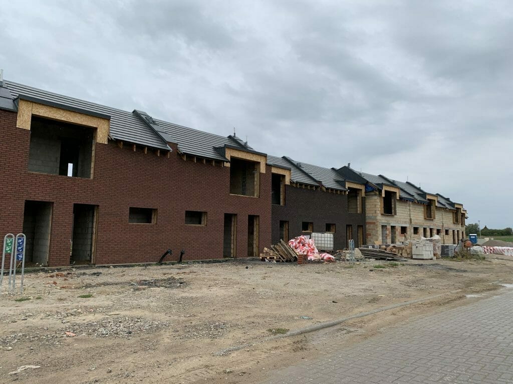 Bachmano Žemė (Vėluvos g. 1, 2, 3, 4 - 47, Eitkūnų g. 6, 6A, 8, 8A - 30, 30A, Tolminkiemio g. 1, 2, 3, 4 - 69) - Privātmāju kopienas, Rindu mājas - būvdarbu attēli