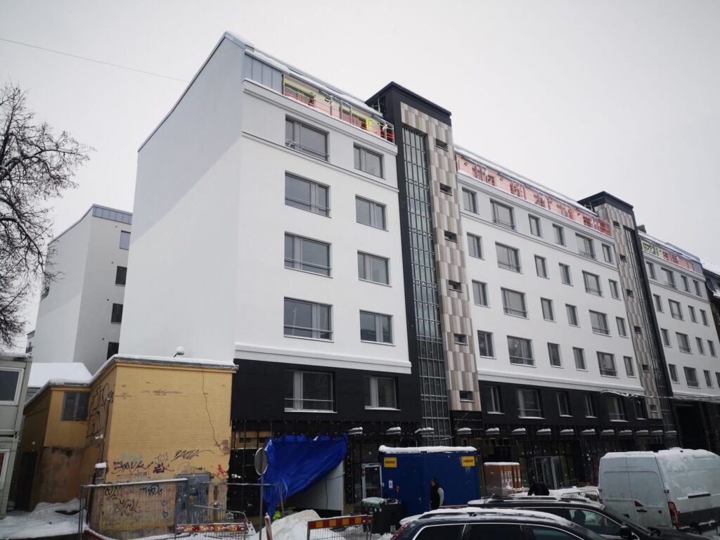 Lumi mājas - Tērbatas 72 (Tērbatas iela 72) - Daugiabutis - statybų nuotraukos