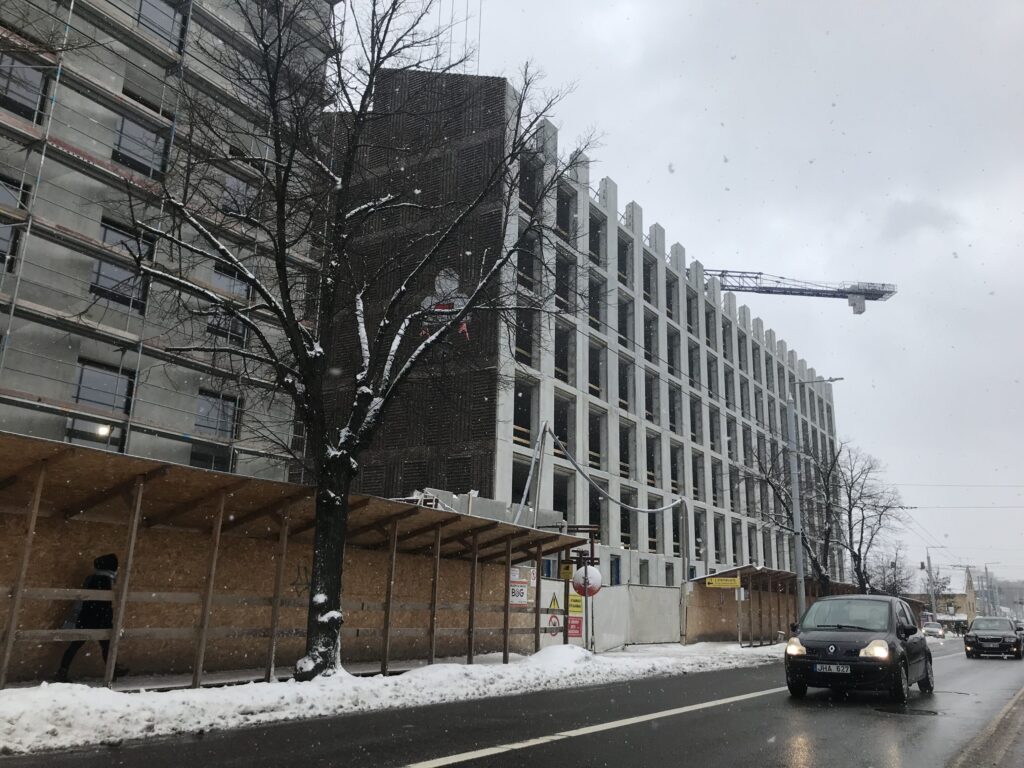 Cyber City 1 etapas (Švitrigailos g. 32) - Office center - construction photos