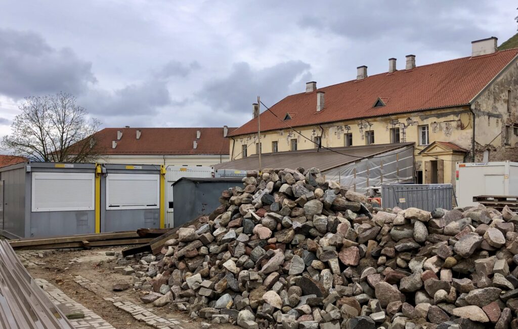 Pilininko namas (Arsenalo g. 1) - Museum - construction photos