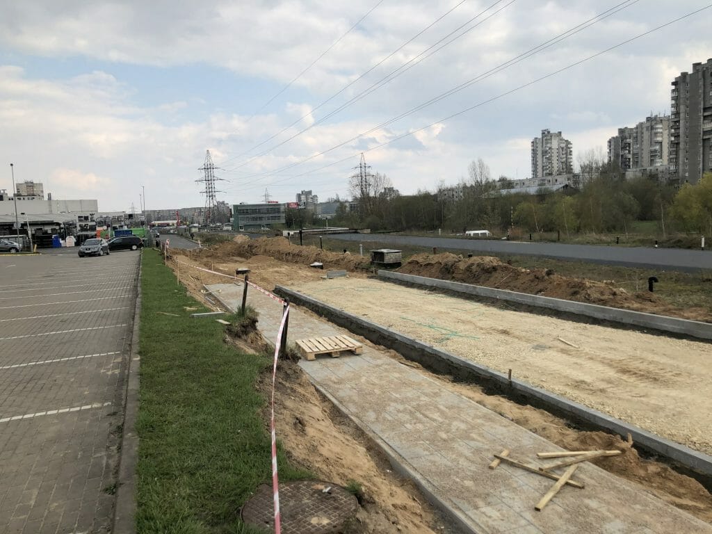 Jungiamasis kel. nuo Jurgio Baltrušaičio g. iki Laisvės pr. 79A (Laisvės pr. 79A) - Street - construction photos