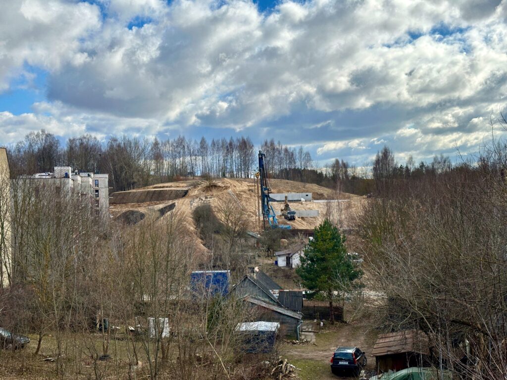 Nauji peizažai (Kaminkelio g. 23) - Multi apartment - construction photos