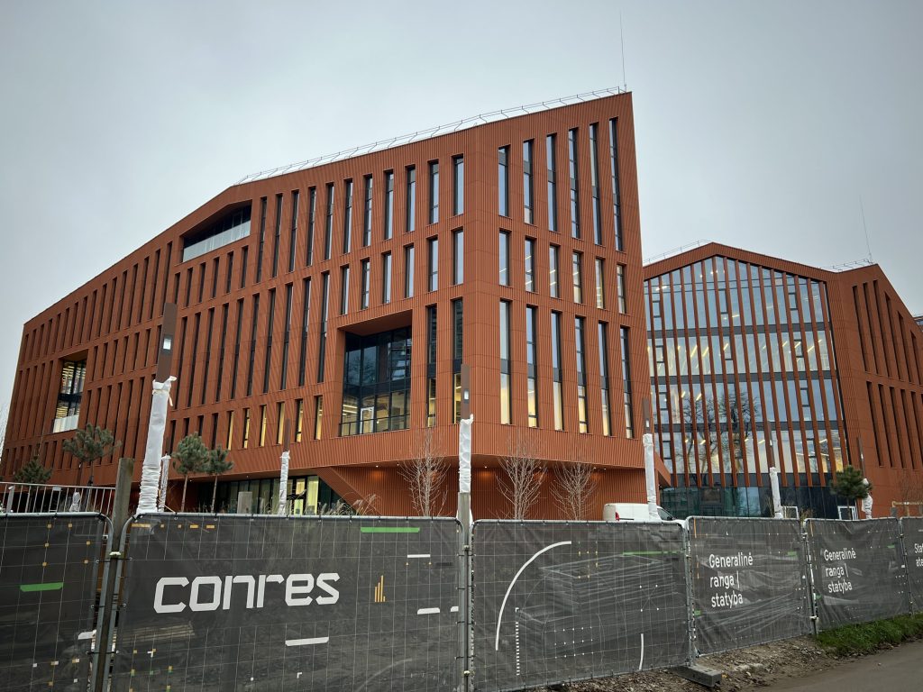 Memelio miestas | Hanza verslo centras (Naujoji Uosto g. 3) - Office center - construction photos