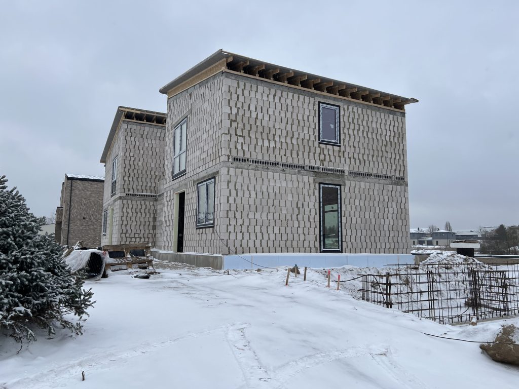 Miesto meldai (Pagudės g. 1, 3, 5, 7, 9, 11, 13) - Private house community - construction photos