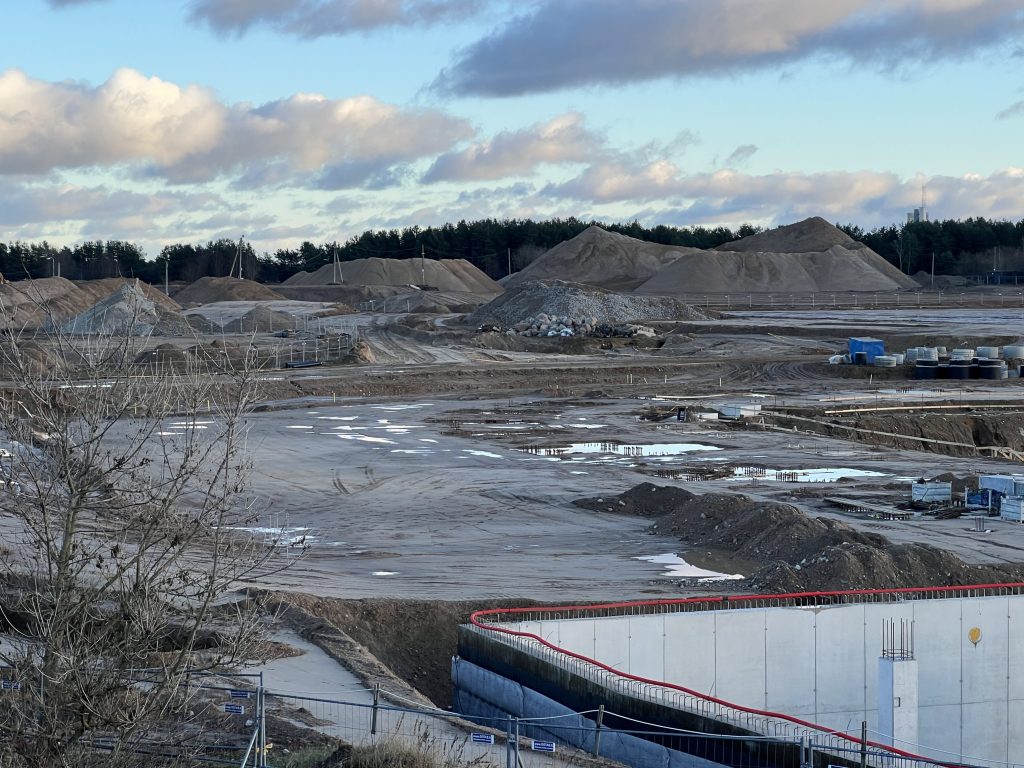 Daugiafunkcis sveikatinimo, ugdymo, švietimo, kultūros ir užimtumo kompleksas 1 etapas (stadionas) (Ozo g. 27) - Stadium - construction photos
