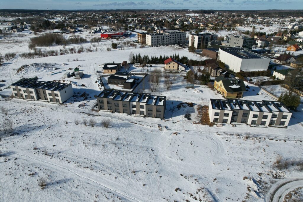 24 terasos (Tarandės g. 24C, 24D, 24E, 24F, 24G, 24H, 24J, 24K, 24L, 24M, 24N, 24P) - Row housing - construction photos