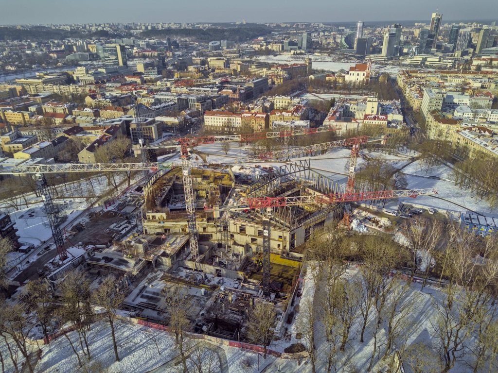 Nacionalinė koncertų salė "Tautos namai" (V. Mykolaičio-Putino g. 5) - Kontserdimaja - ehituse fotod