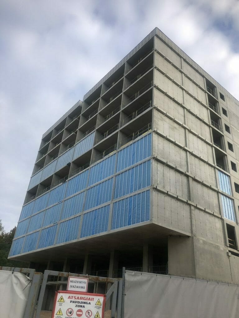 Centrinio archyvo priestatas (O. Milašiaus g. 23) - Administrative - construction photos