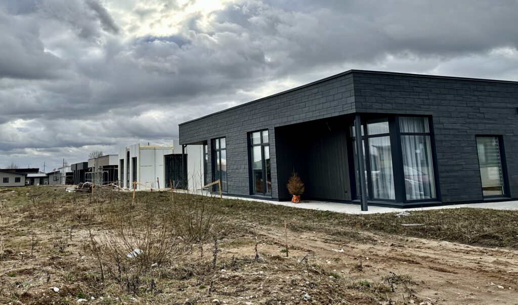 Žuvinto namai (Žuvinto g. ) - Row housing - construction photos