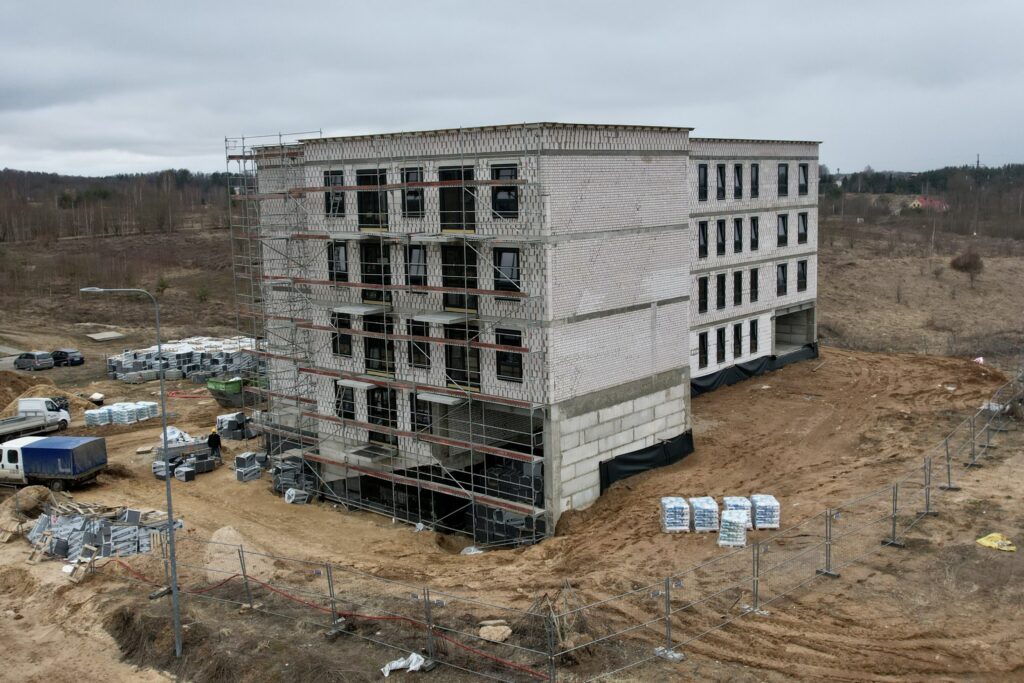 Naujasis Antakalnis (Duburio namas) (Duburio g. 4) - Multi apartment - construction photos