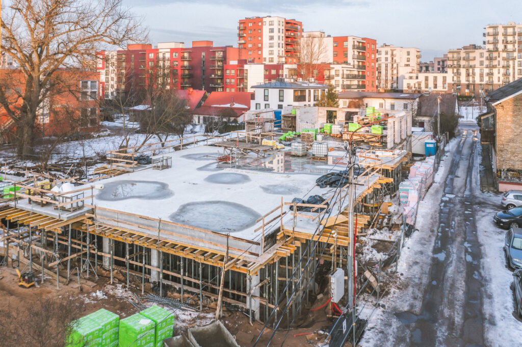 City more (Marijampolės g. 5) - Multi apartment - construction photos