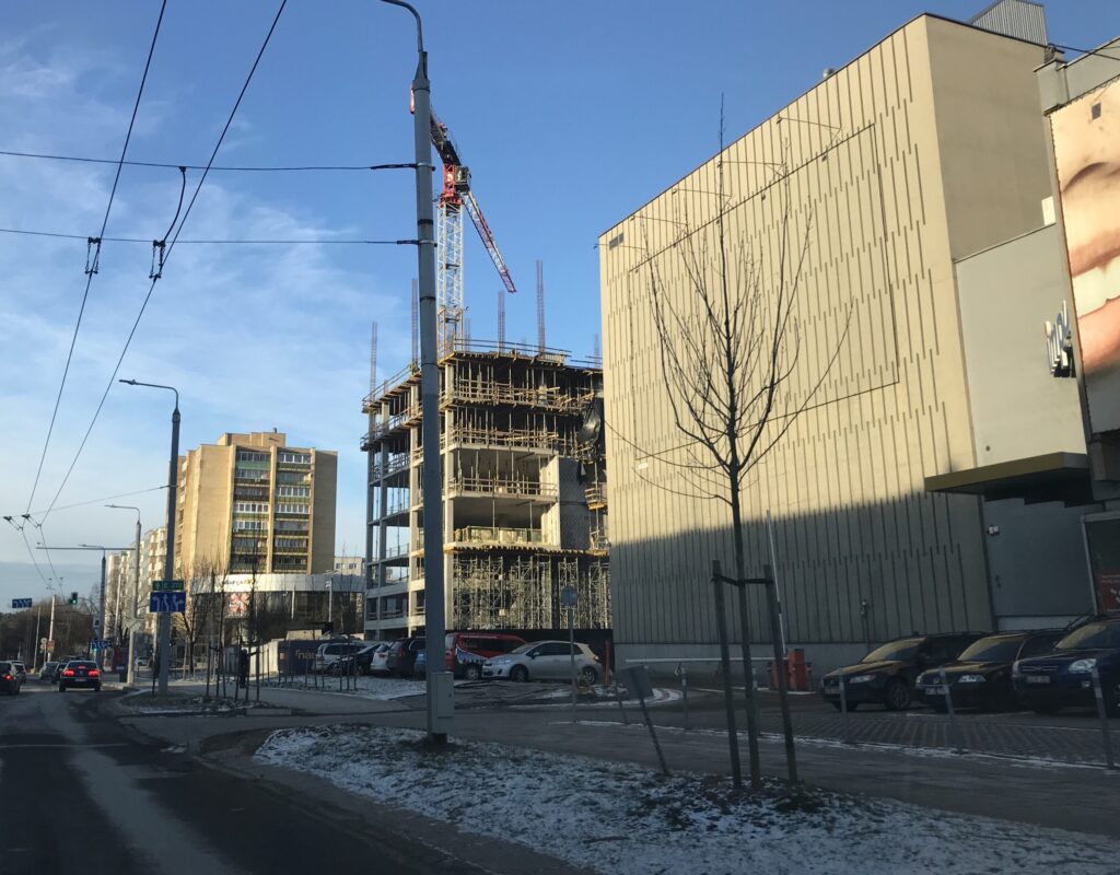 S28 (Savanorių pr. 28) - Office center - construction photos