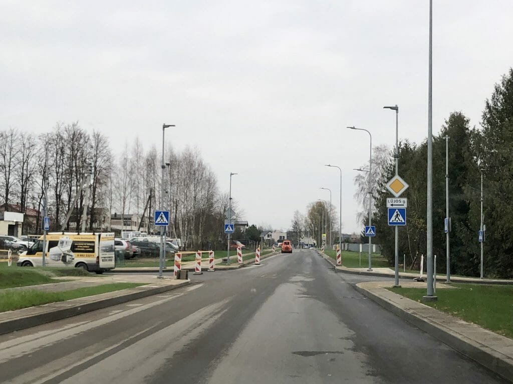 Varnės g. rekonstrukcija (Varnės g.) - Iela - būvdarbu attēli