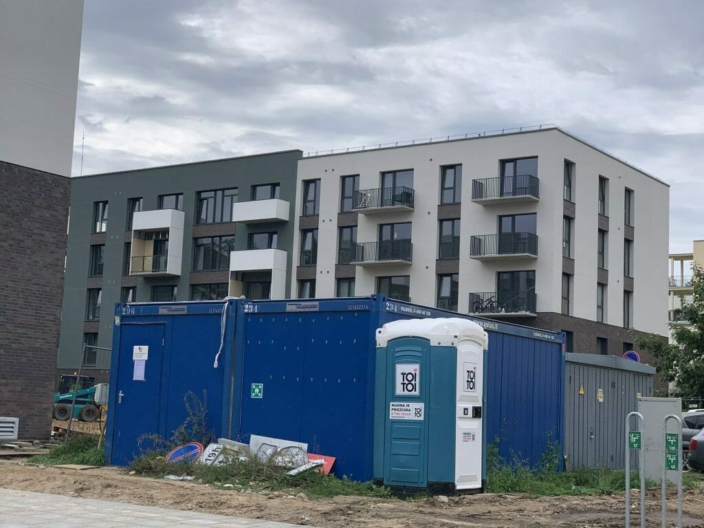 Būk čia (Bukčių g. 6) - Multi apartment - construction photos