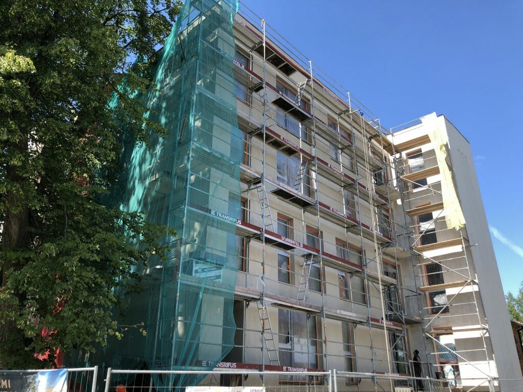 Kauko apartamentai (Lietuvių g. 22) - Daugiabutis - statybų nuotraukos