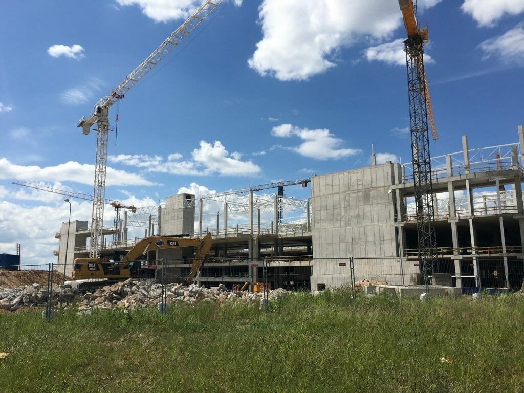 Vilnius OUTLET (Vytauto Pociūno g. 8) - Shopping center - construction photos