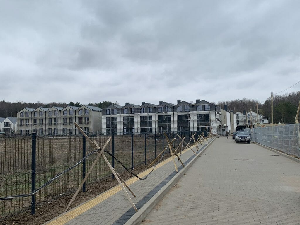 Riverland 1 etapas (Lazdynėlių g. 51, 53, 55, 57, 59, 61, 63) - Row housing - construction photos