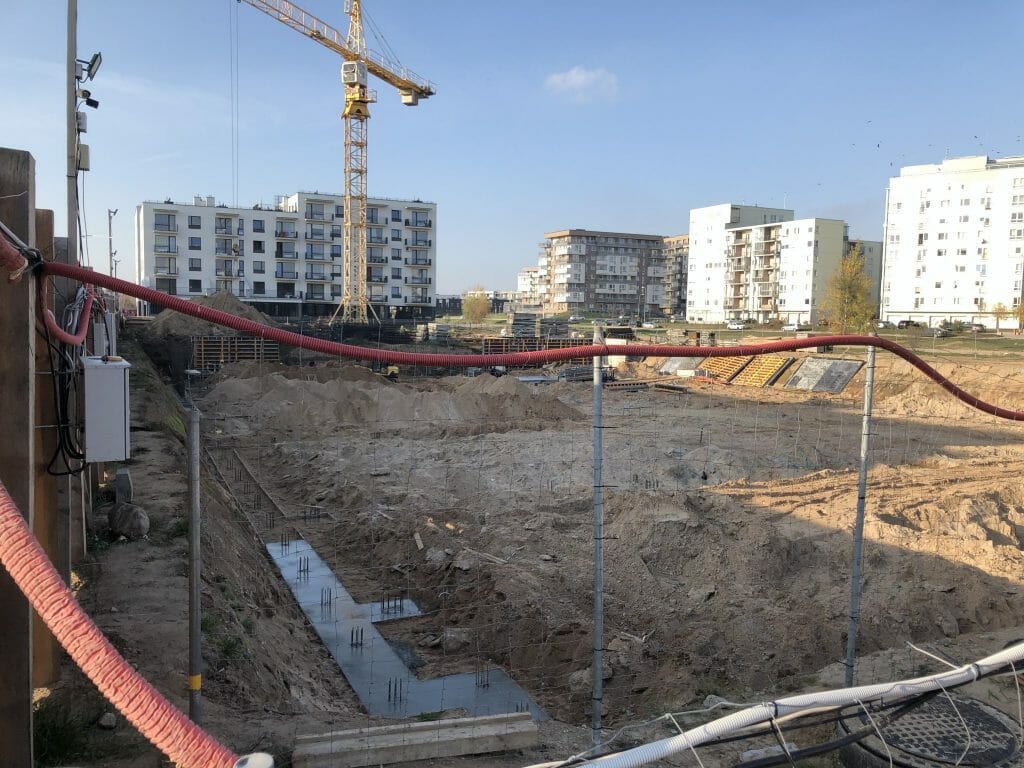 Bitėnų oazė 1-2 etapai (Bitėnų g. 3D, 1B) - Multi apartment - construction photos