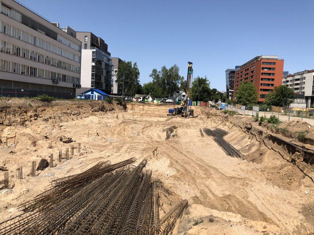 Kernavės aveniu (Kernavės g. 4) - Multi apartment - construction photos