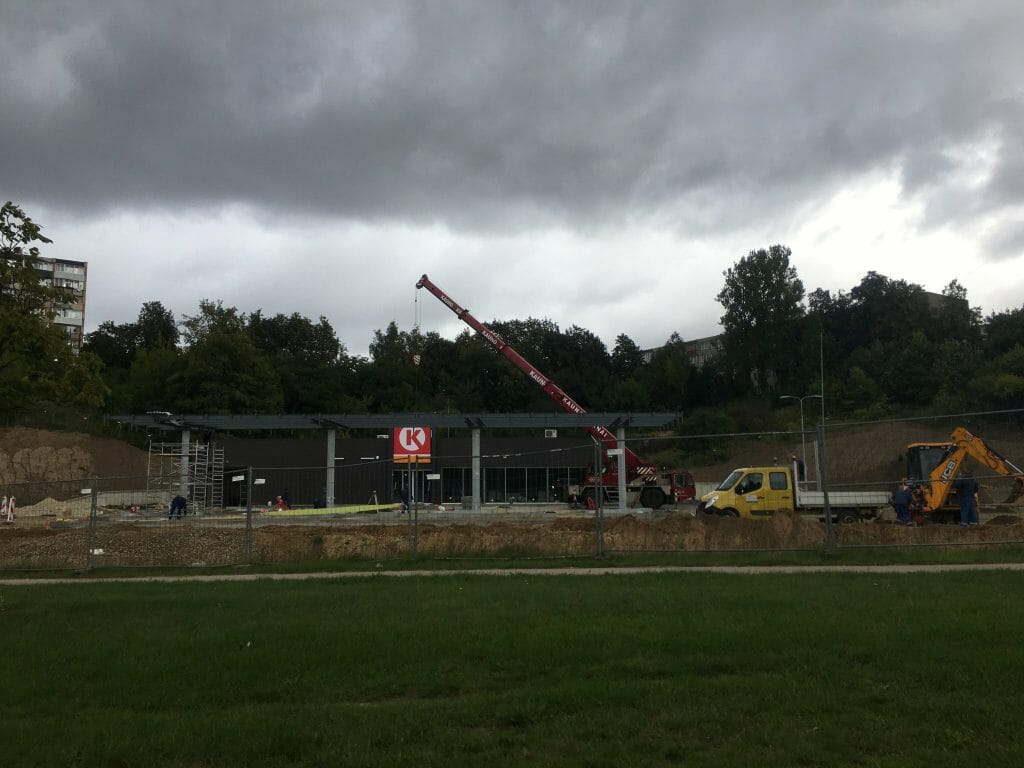 Circle K degalinė Prūsų g. (Prūsų g. 26A) - Degalinė - statybų nuotraukos