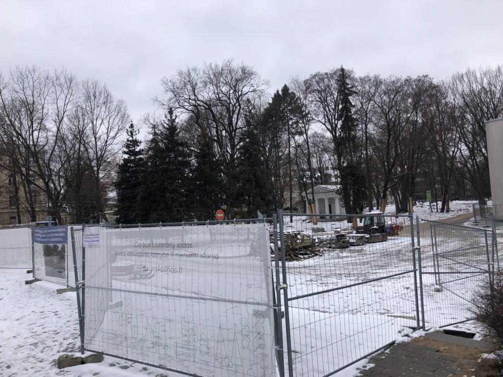 Liuteronų sodas (V. Mykolaičio - Putino g.) - Park - ehituse fotod