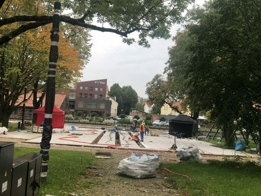 Danės krantinių rekonstrukcija (Danės g.) - Park - construction photos