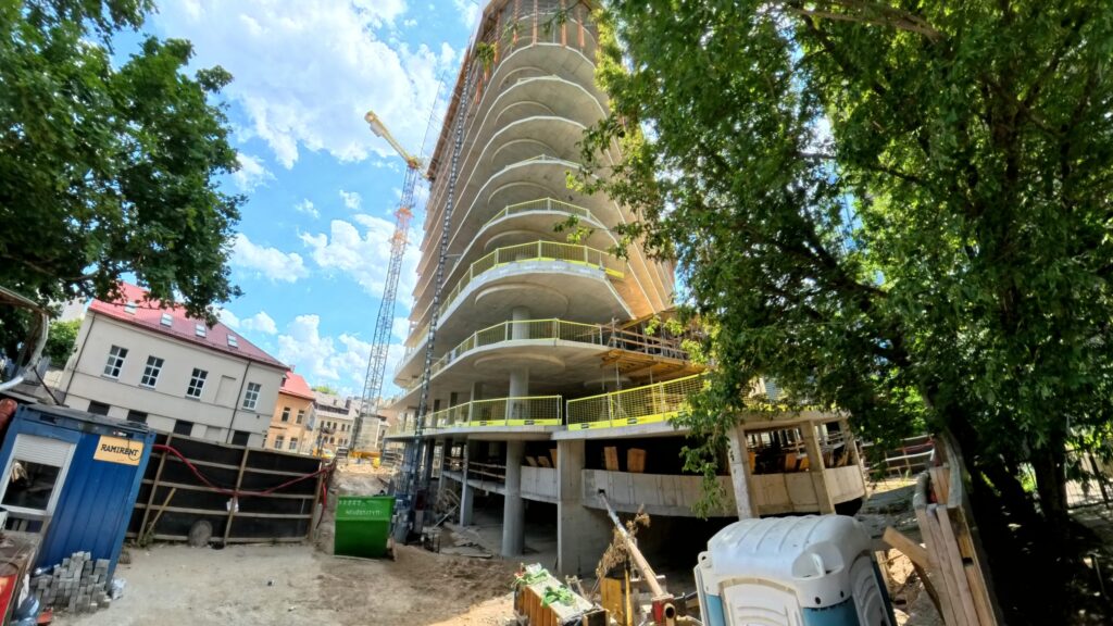 HERO (Lvivo g. 21) - Office center - construction photos