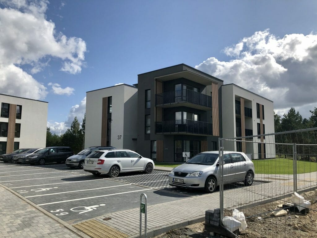 Gilužio rivjera 1 etapas (Gilužio g. 33, 35, 37) - Multi apartment - construction photos